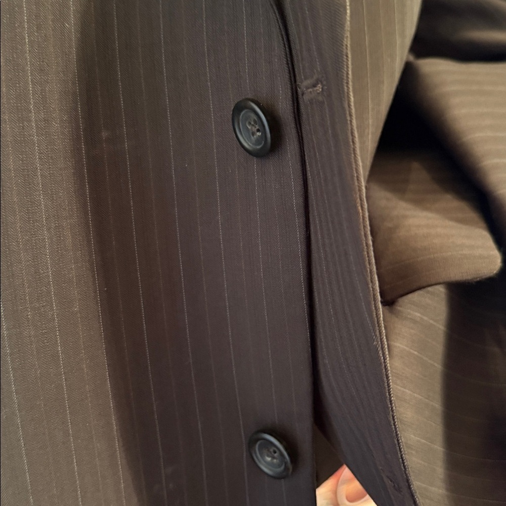 Joseph & Feiss Super 100's Brown Coat - Picture 7 of 17